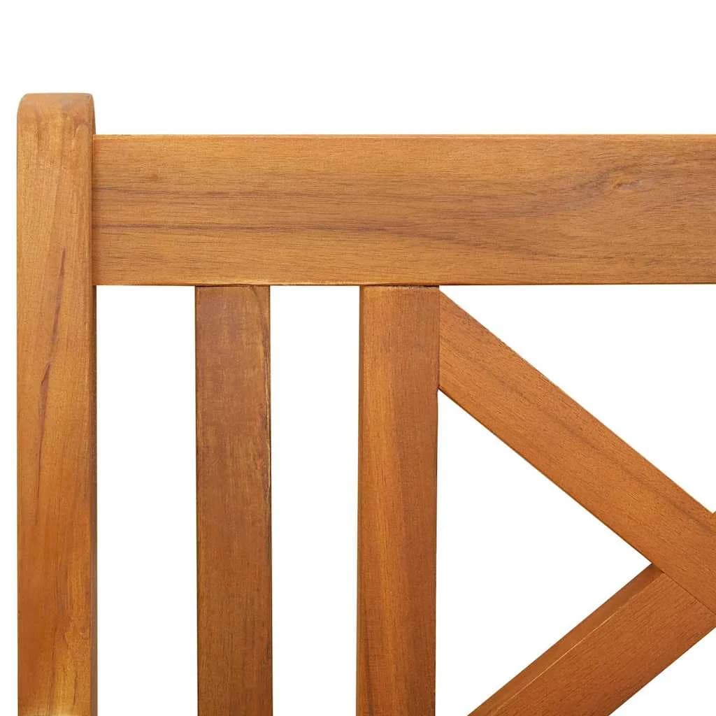 Zunanja klop Naravna 180 x 56 x 90 cm Masiven les akacije - slika 9