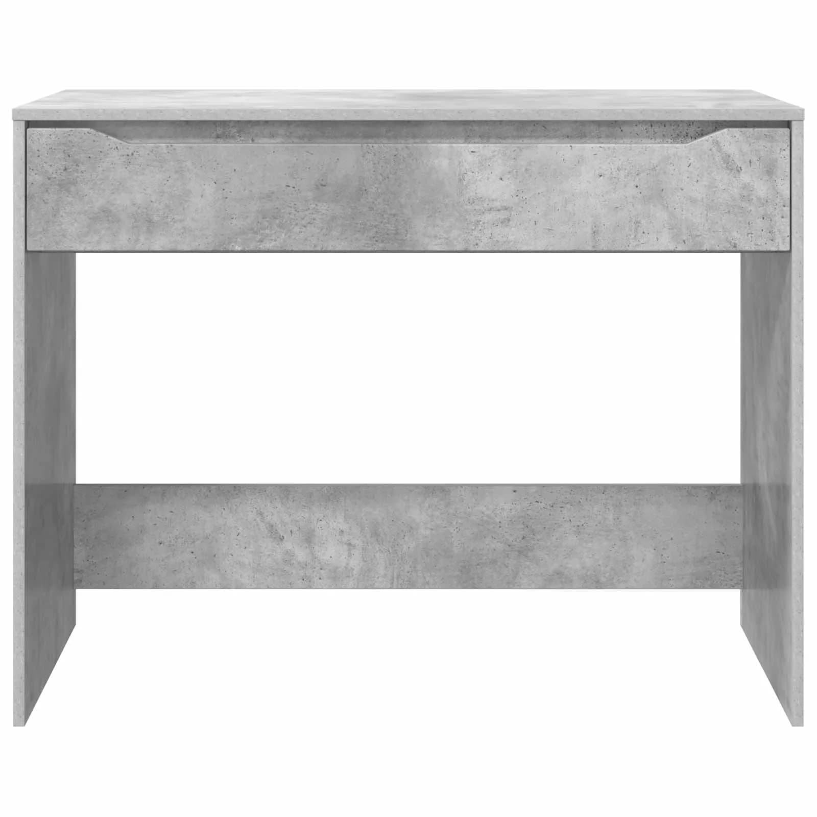 Miza s predalom Beton Siva 100 x 50 x 78 cm Konstruirano leseno - slika 6