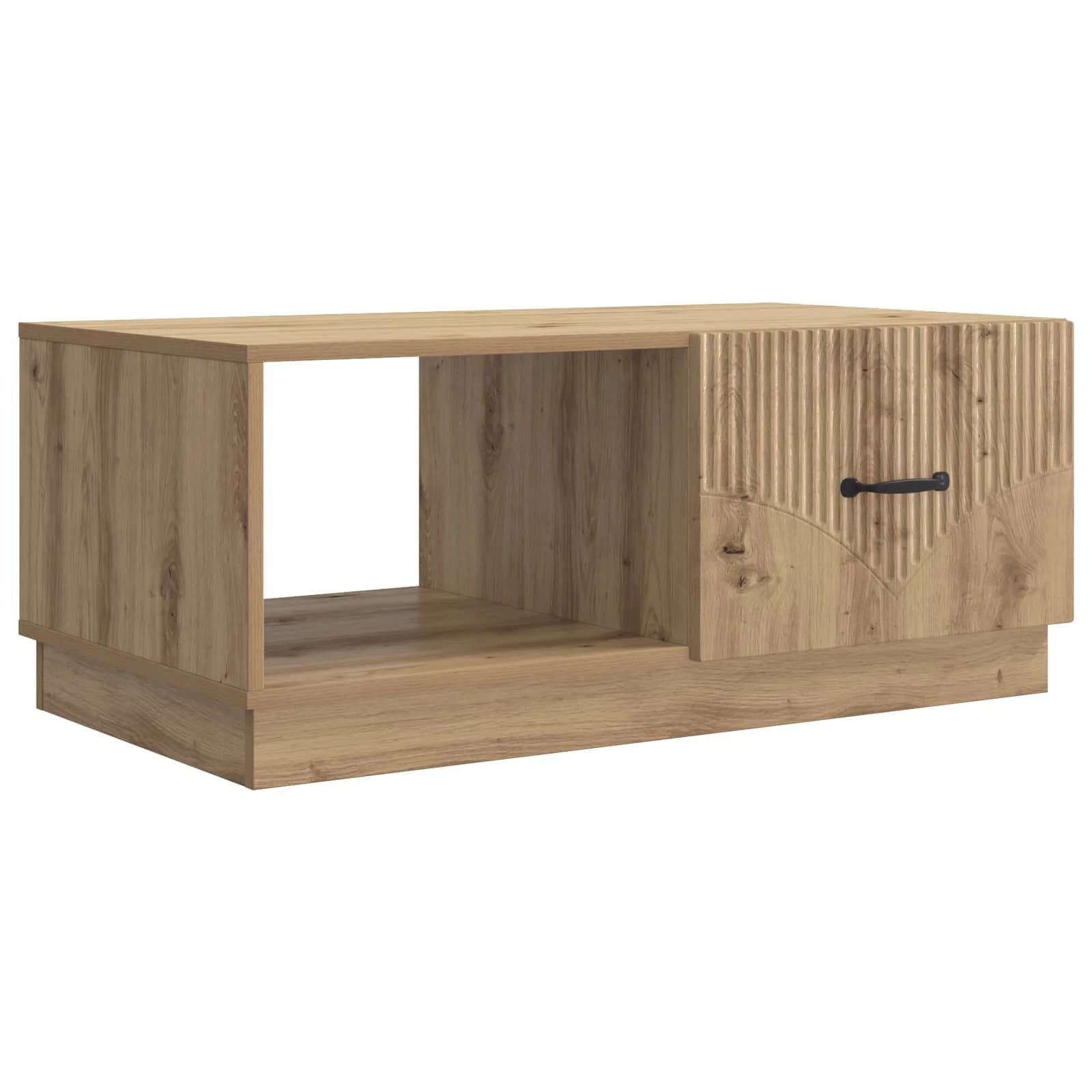 Klubska miza Artisan hrast 90 x 50 x 37 cm Inženirski les - slika 2