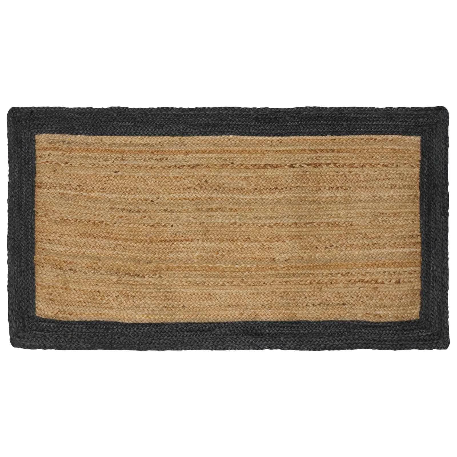 Preproge za površine Temno siva 100 x 200 cm Juta