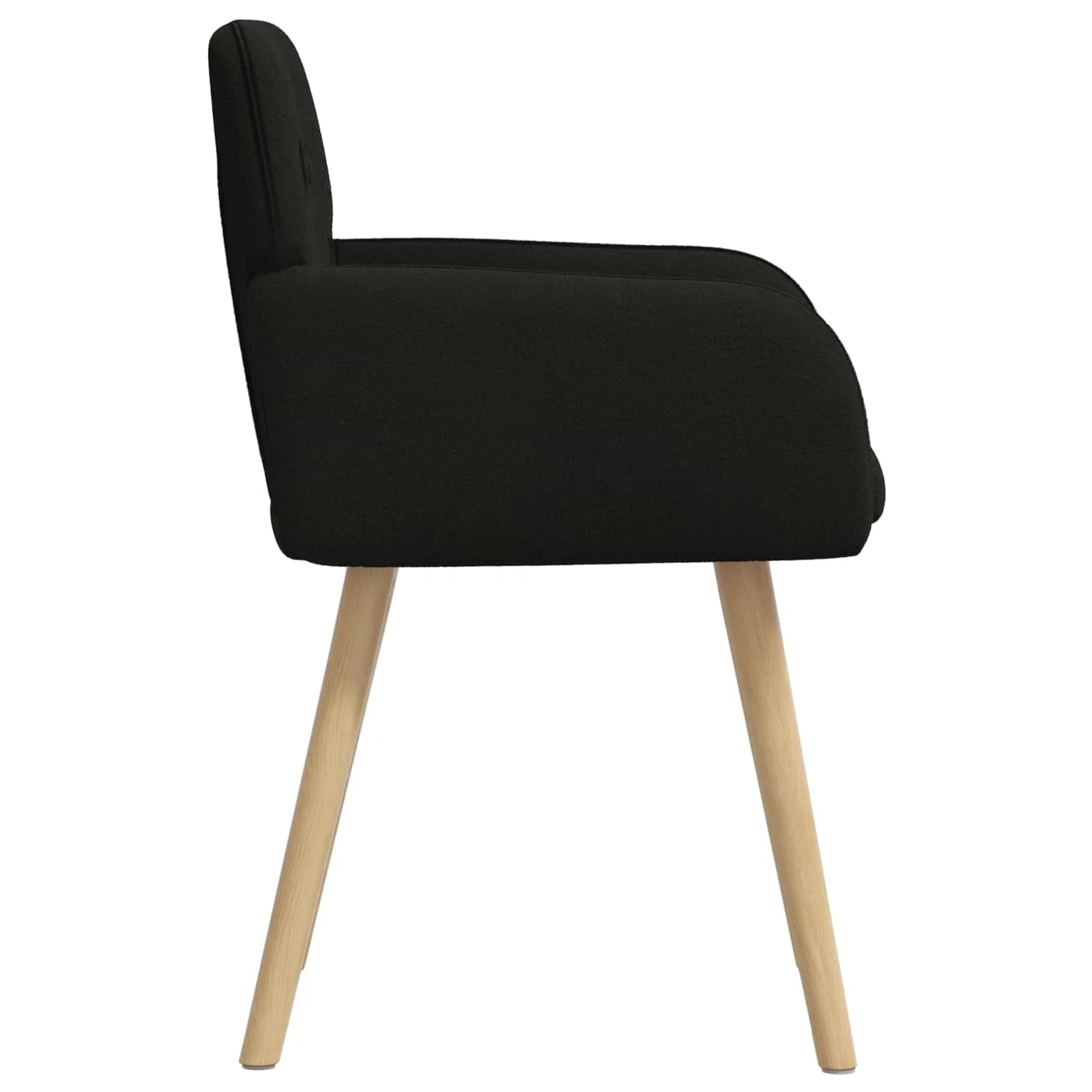 Jedilni stoli 2 kos Bouclé Črna 59 x 57 x 85 cm - slika 4