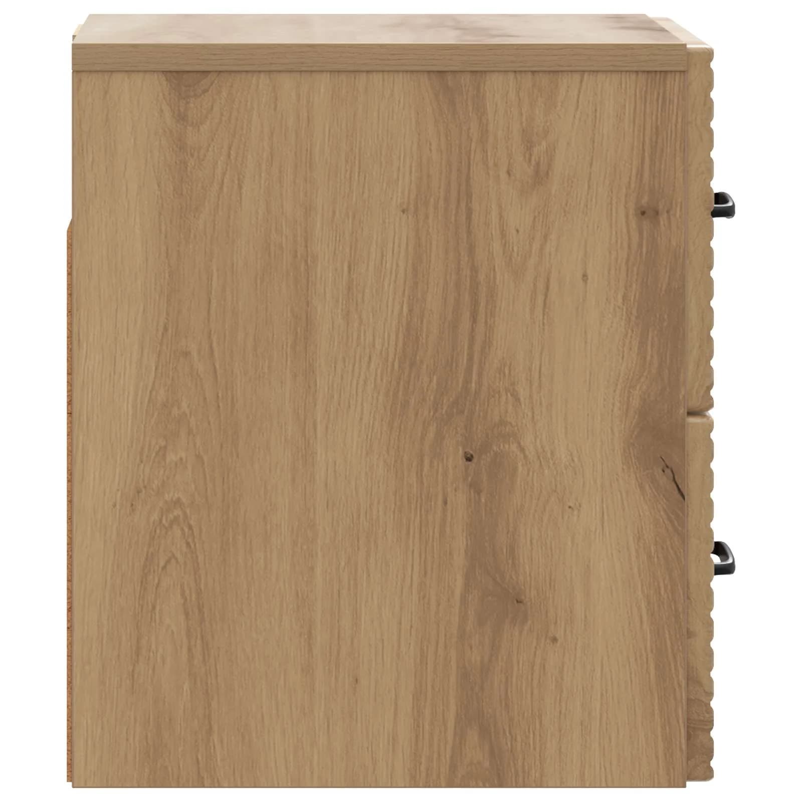 Stenski nočni omarici 2 kos Artisan hrast 34,5 x 33 x 40 cm - slika 8