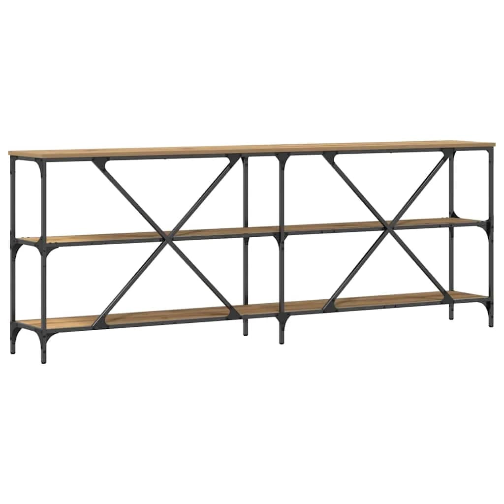 Konzolna miza Oreh 200 x 30 x 75 cm Inženirski les - slika 7