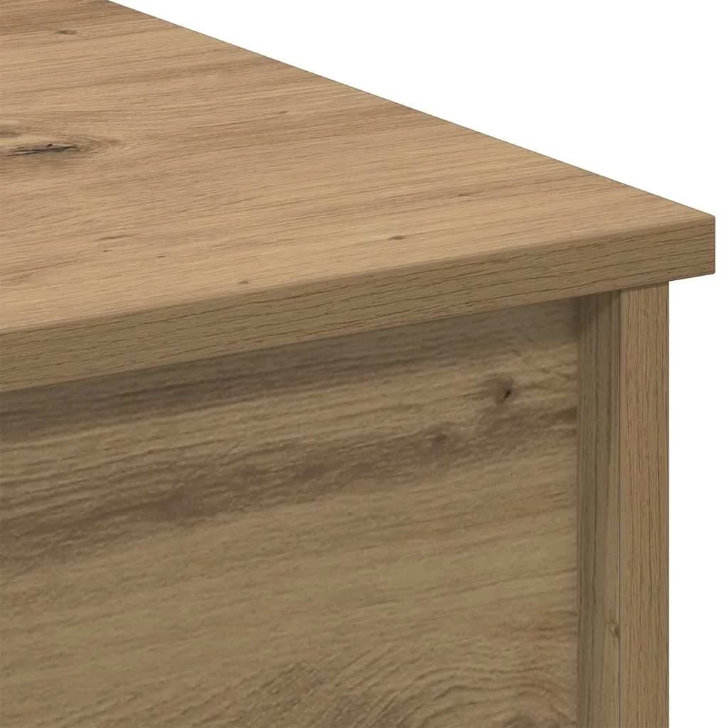 Klubska miza Umetni hrast 80 x 50,5 x 41,5 cm Inženirski les - slika 8