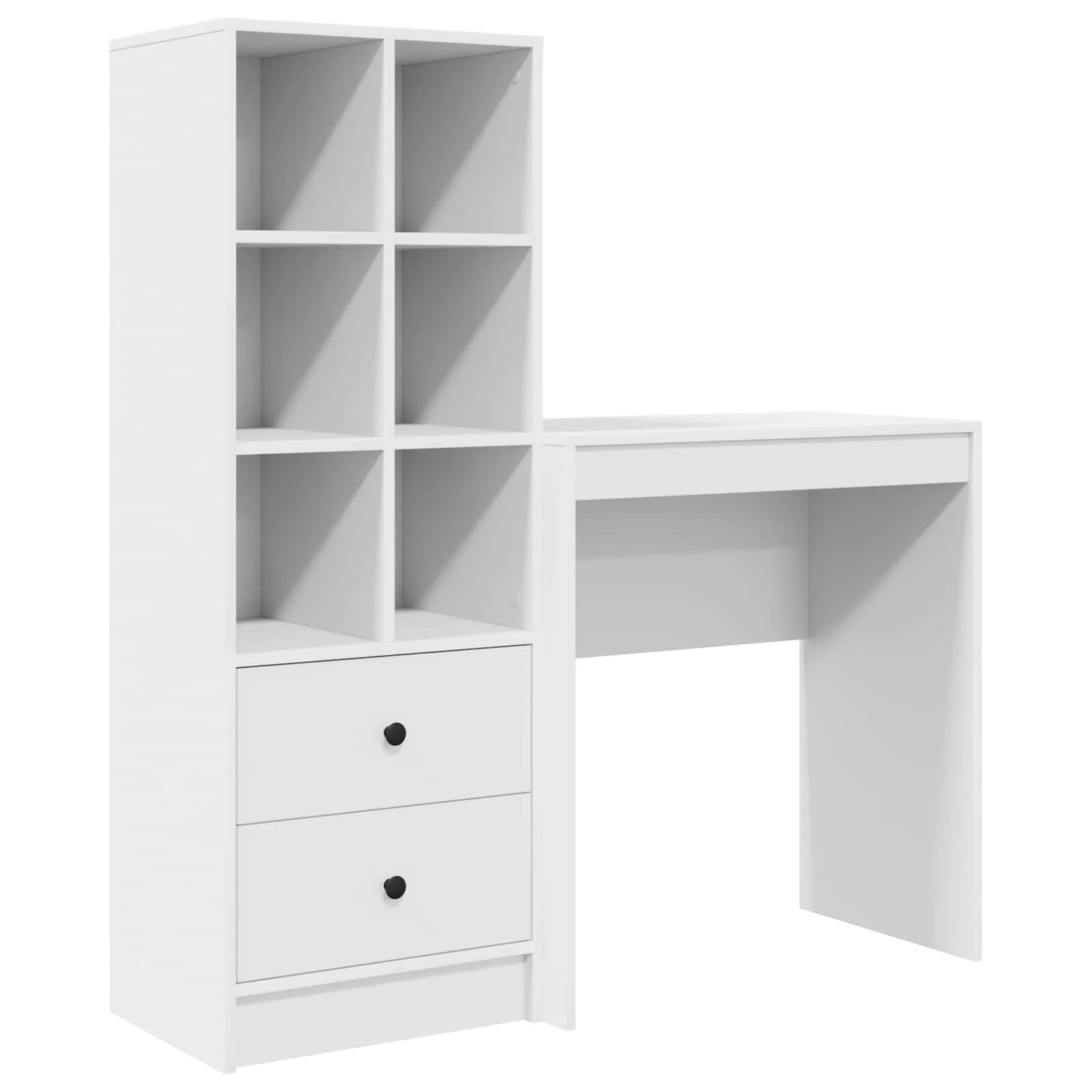 Miza Bela 115,5 x 40 x 127 cm 2 kos - slika 2