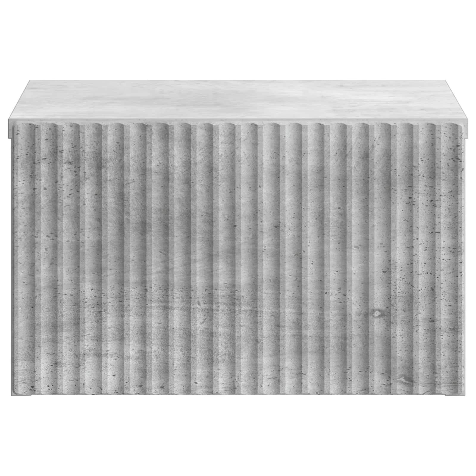 Stenski nočni omarici Betonsko siva 33 x 34,5 x 20 cm - slika 5