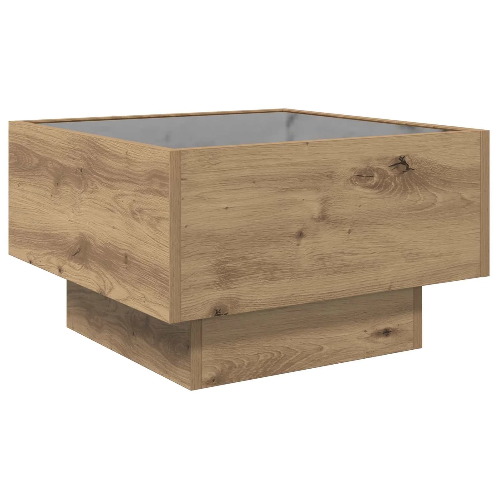 Klubska miza artisan hrast 50 x 50 x 30 cm - slika 6
