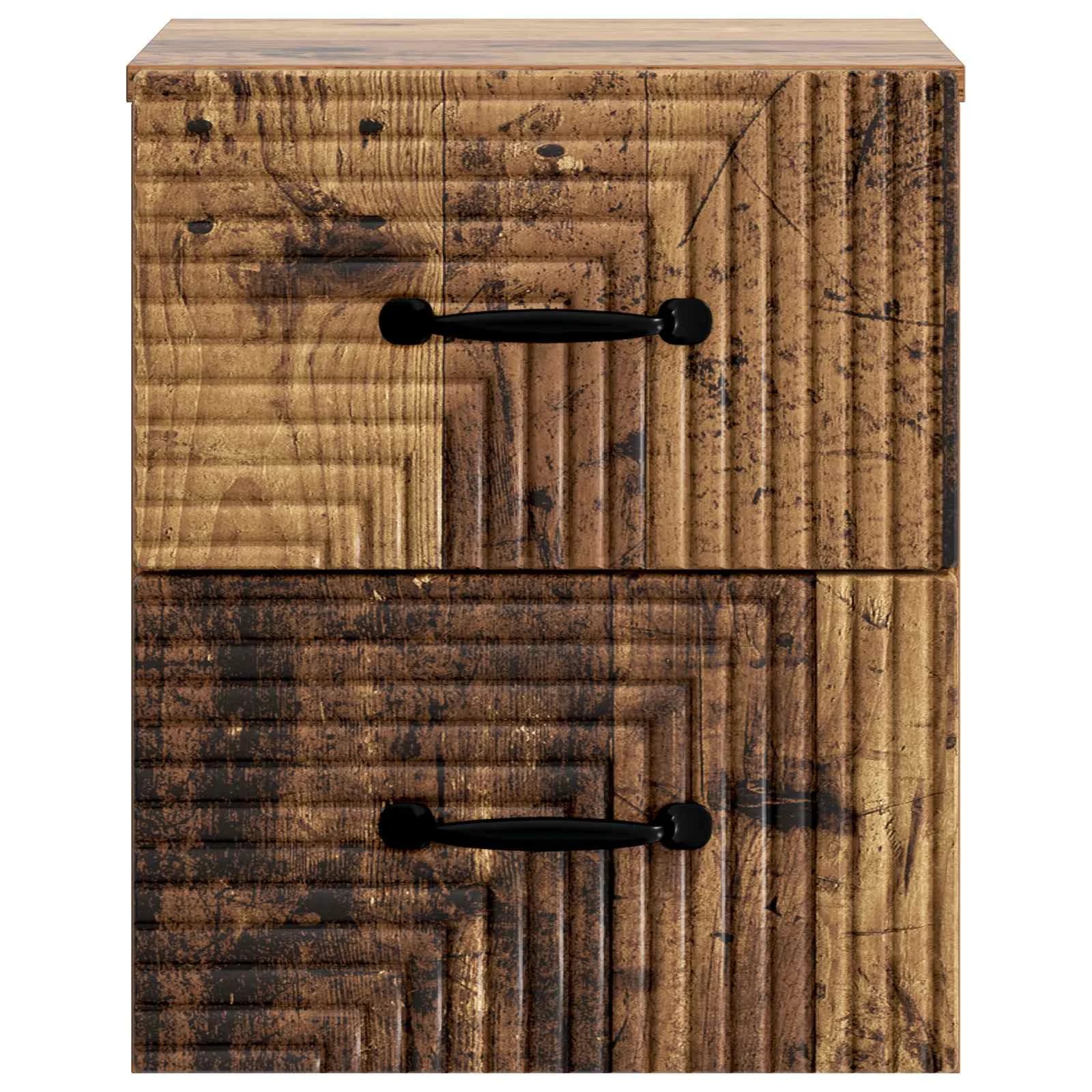 Stenski nočni omarici 2 kos Star les 34,5 x 33 x 40 cm - slika 7