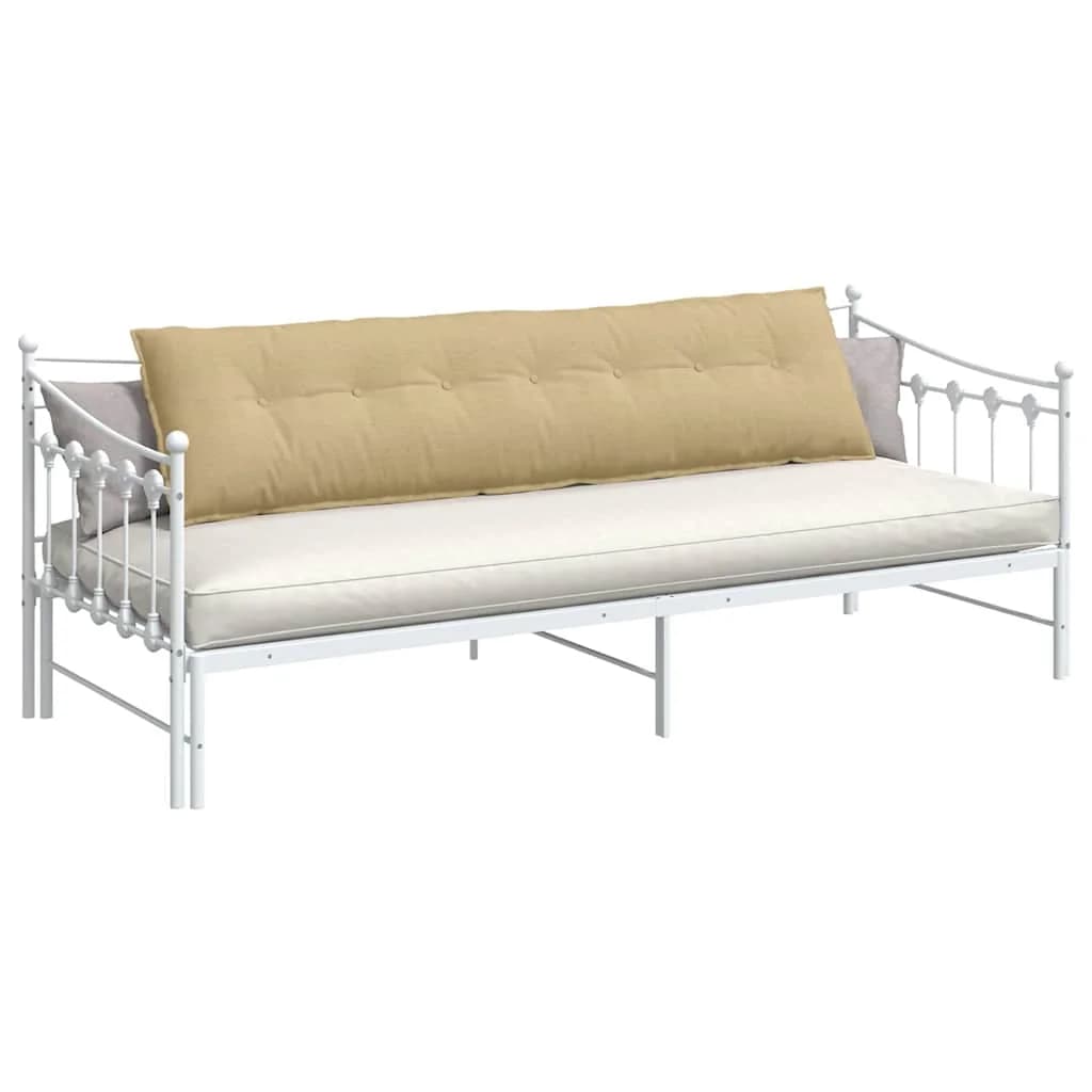 Poglavni vzglavnik Siva zelena 200 x 50 cm Žametna tkanina - slika 3