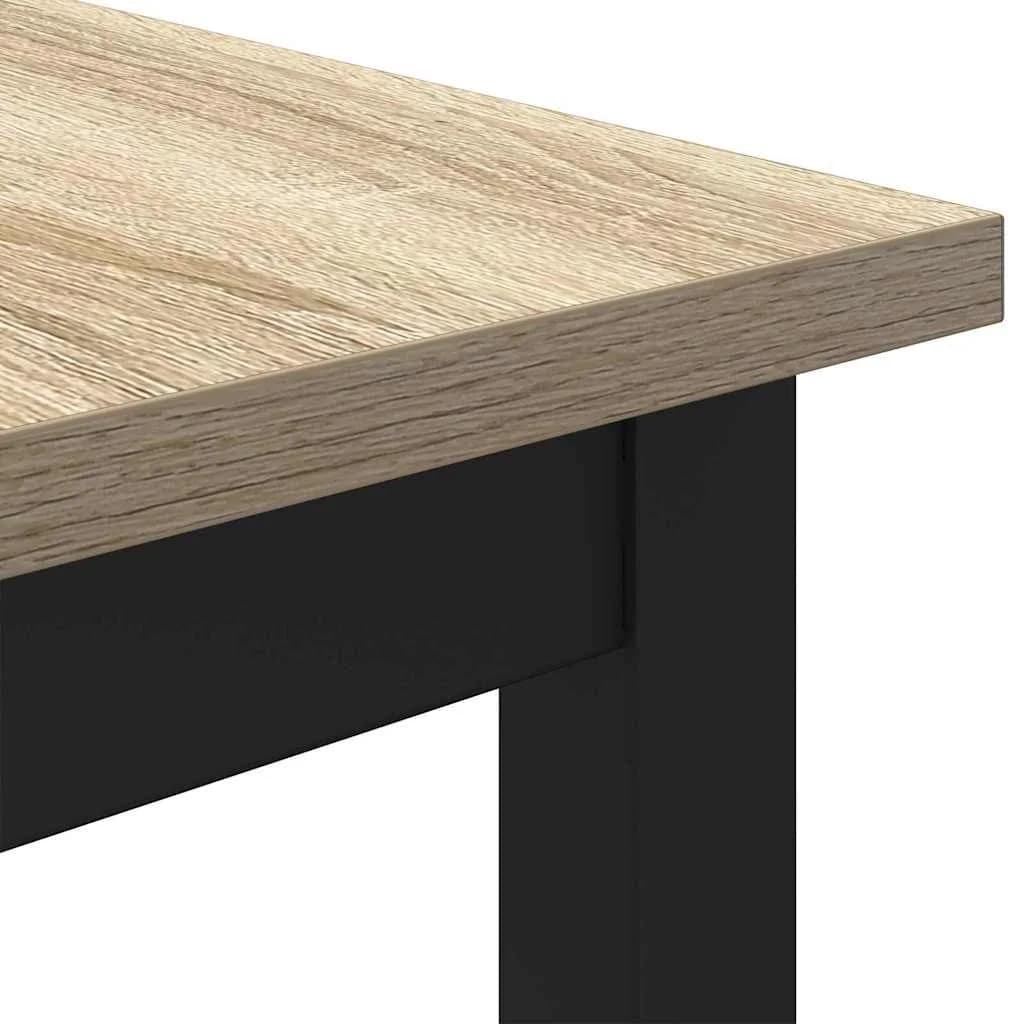 miza Sonoma hrast 100 x 50 x 76,5 cm Inženirski les in jeklo - slika 5