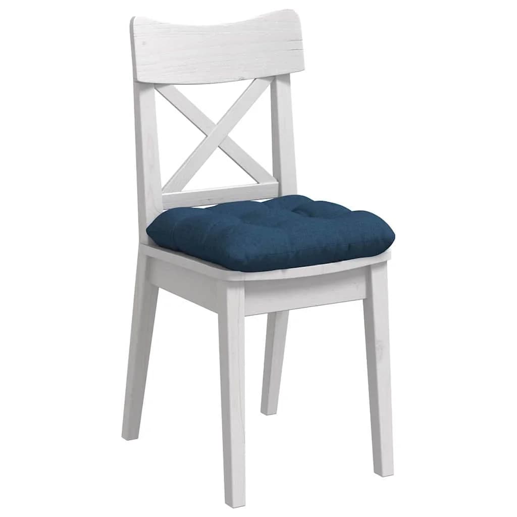 Sedežne blazine 4 kos Blago Modra 40 x 40 x 12 cm - slika 3