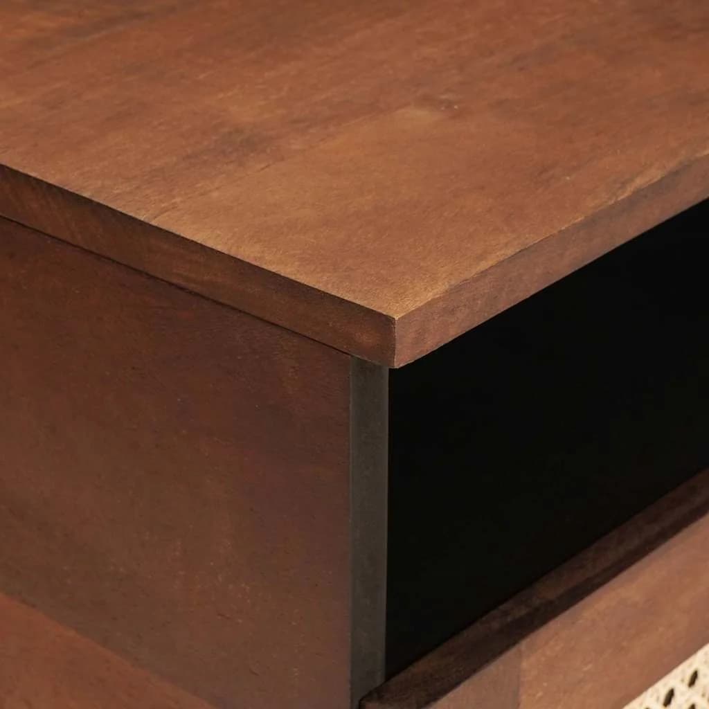 Klubska miza s predalom 80 x 54 x 40 cm Masiven les manga - slika 6