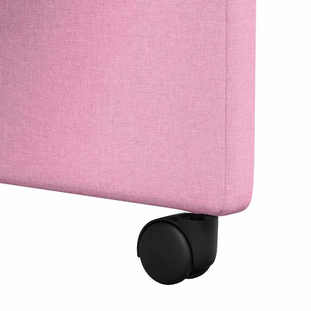 Jedilni stoli s kolesi 2 kos blago Roza 57 x 66 x 94 cm - slika 9