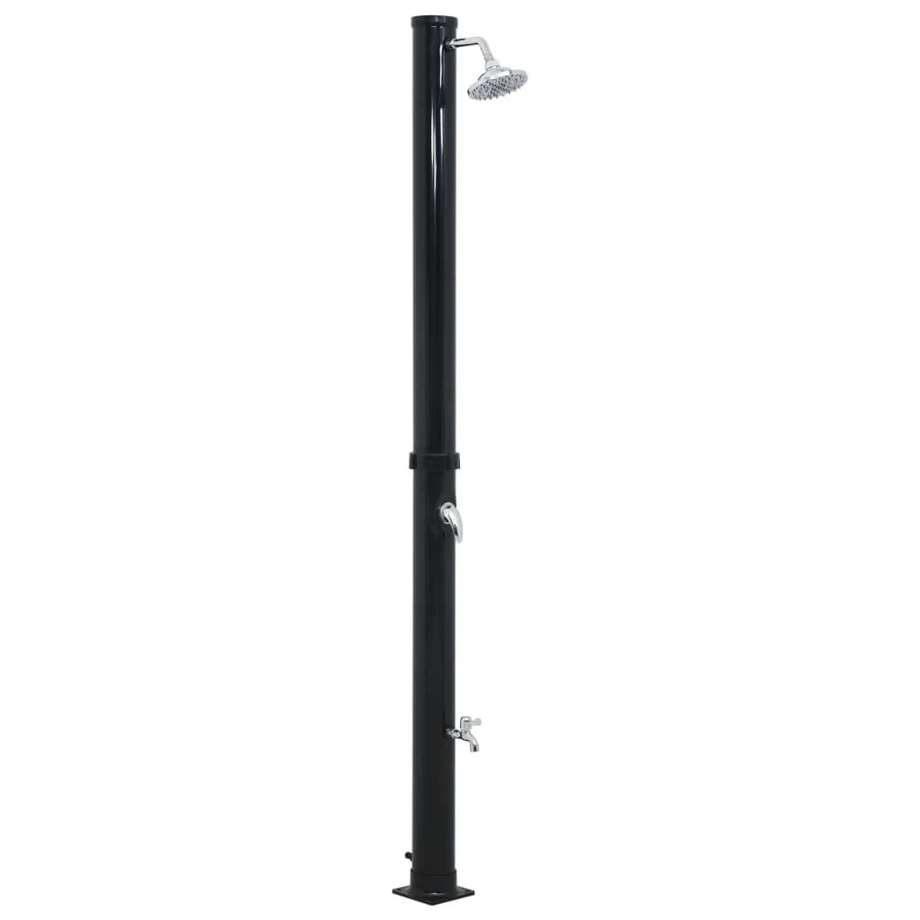 Solarni tuš črn 220 cm 20 L - slika 2