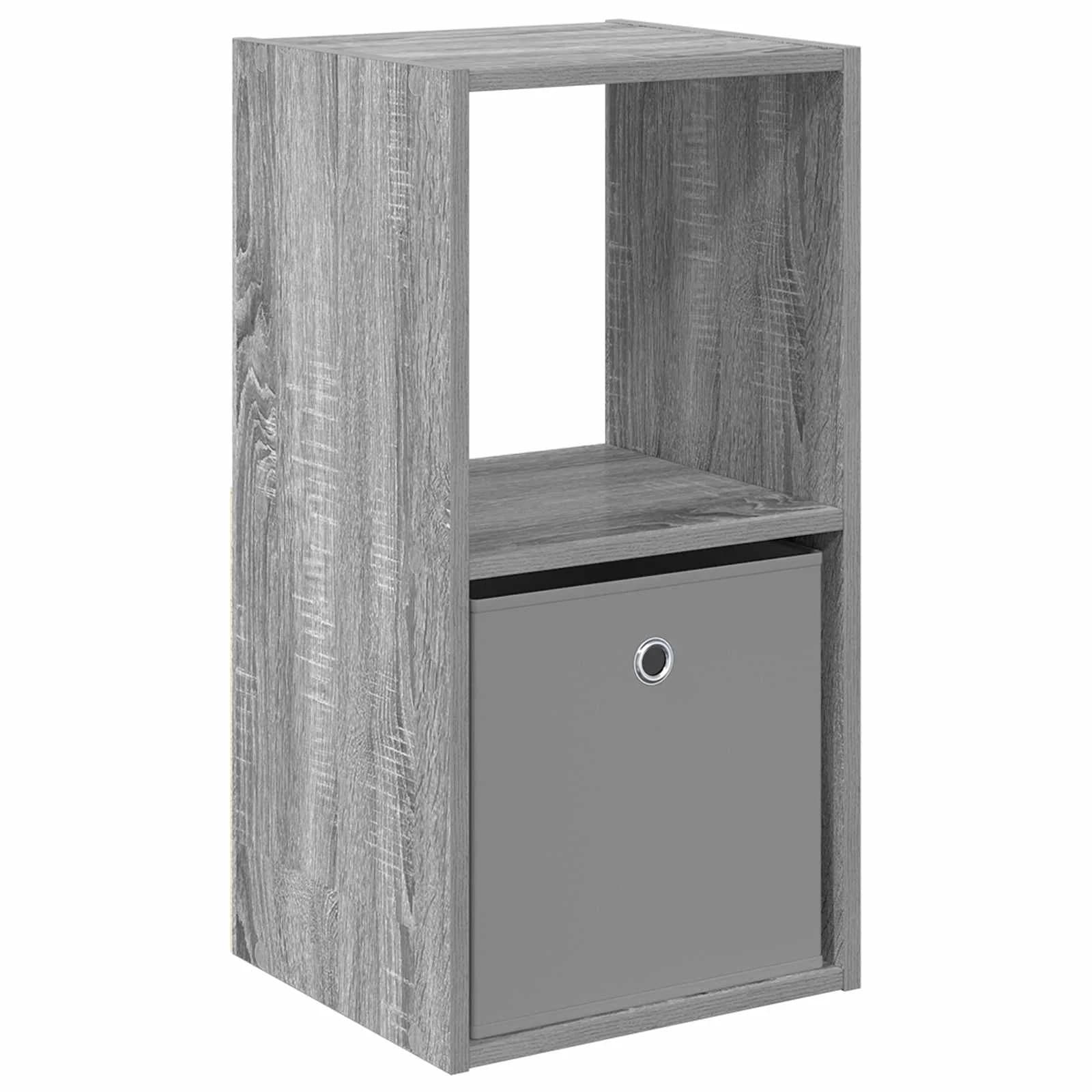 Nočna omarica Siva Sonoma 35 x 32 x 68,5 cm Inženirski les - slika 2