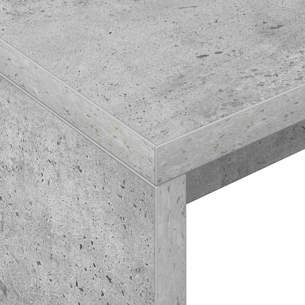 Miza Betonsko siva Inženirski les 109 x 50 x 78 cm - slika 8