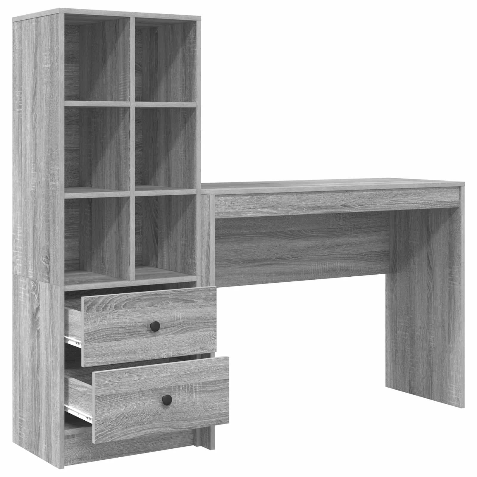 Miza Siva Sonoma 145,5 x 40 x 127 cm 2 kos - slika 7