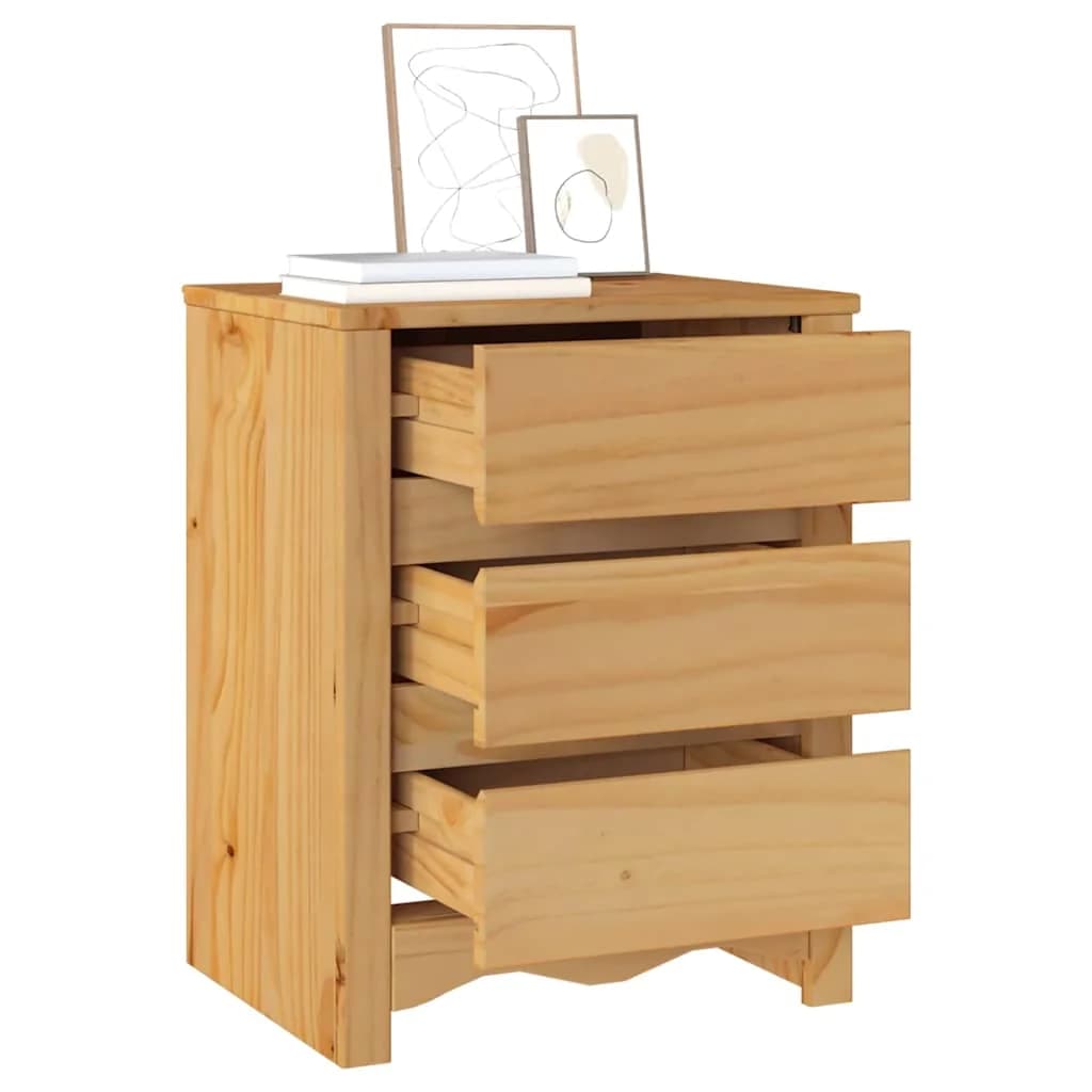 Klubska miza Drammen Hrast 45 x 35 x 56 cm Masivno borovo les - slika 3