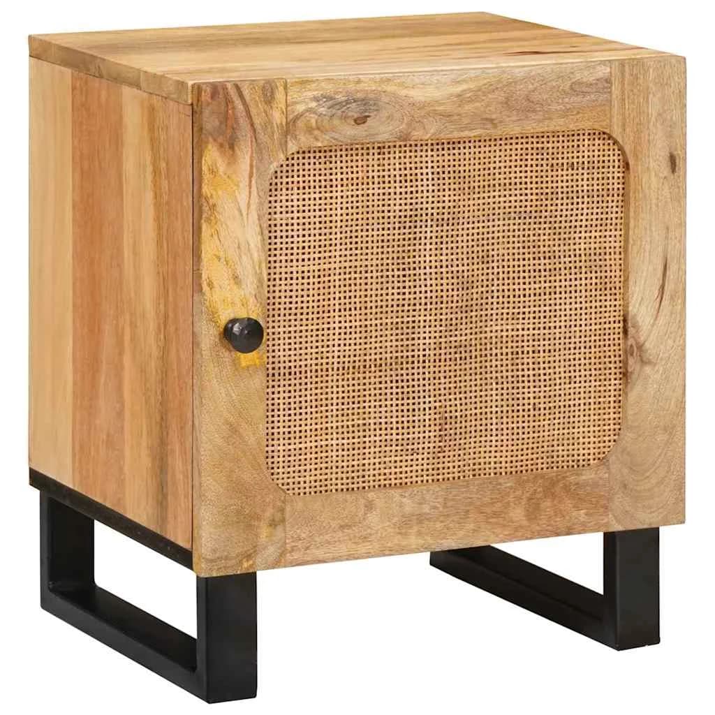 Nočna omarica 2 kos Naravna 40 x 33 x 46 cm - slika 2