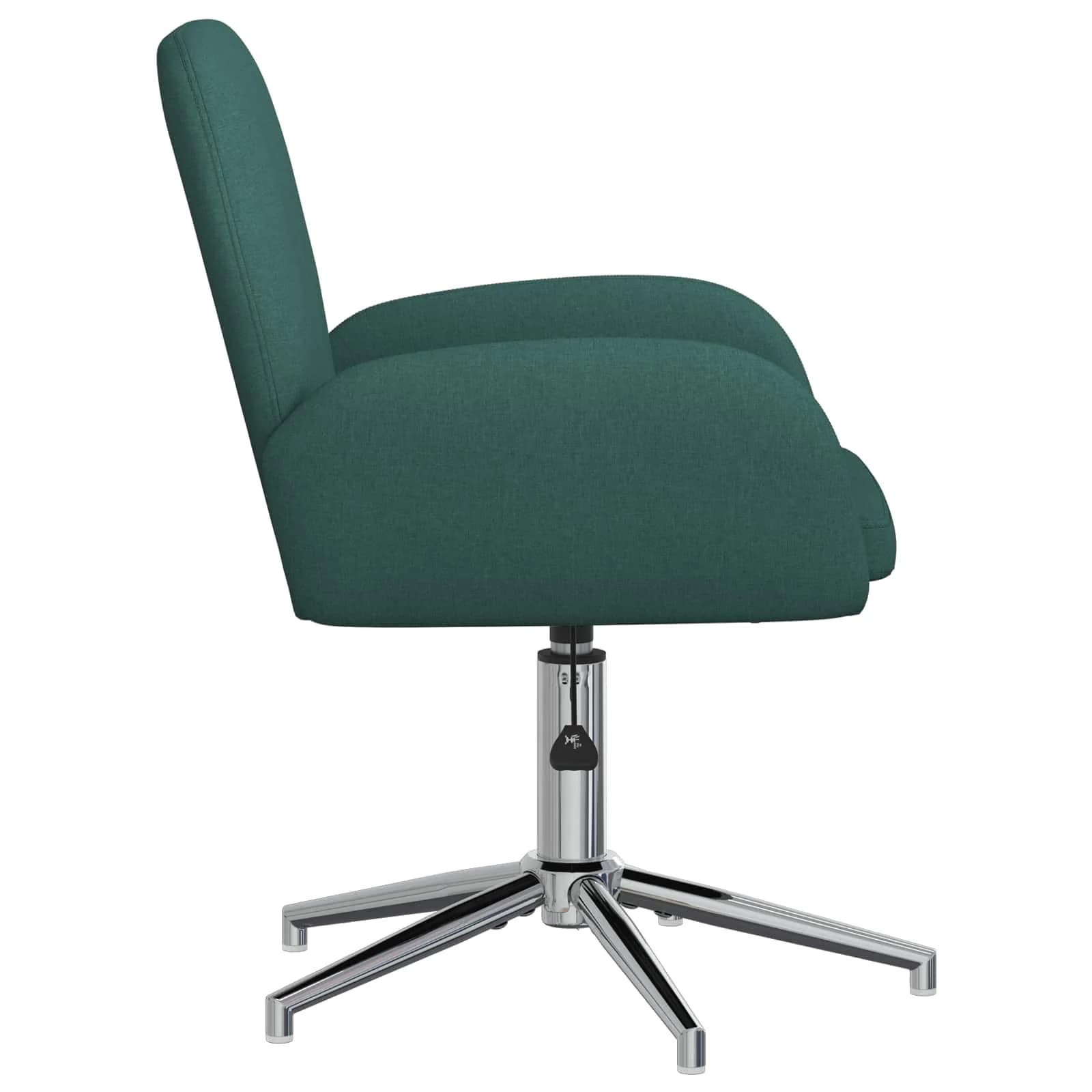 Vrteči pisarniški stoli 2 kos 54 x 58 x 90 cm Temno zelena - slika 4