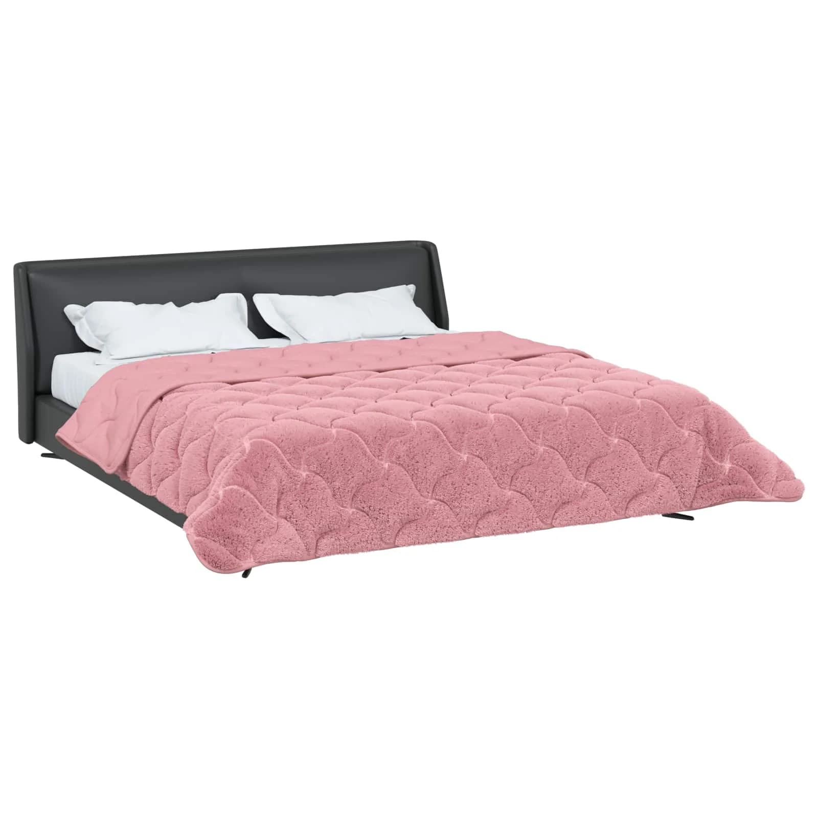 Zimska posteljnina Roza 200 x 200 cm Mikrofibra in Teddy flis - slika 3