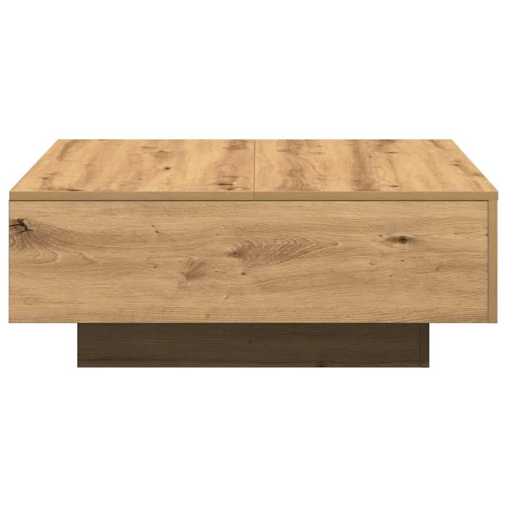 Klubska miza Umetni hrast 80 x 80 x 31 cm - slika 7