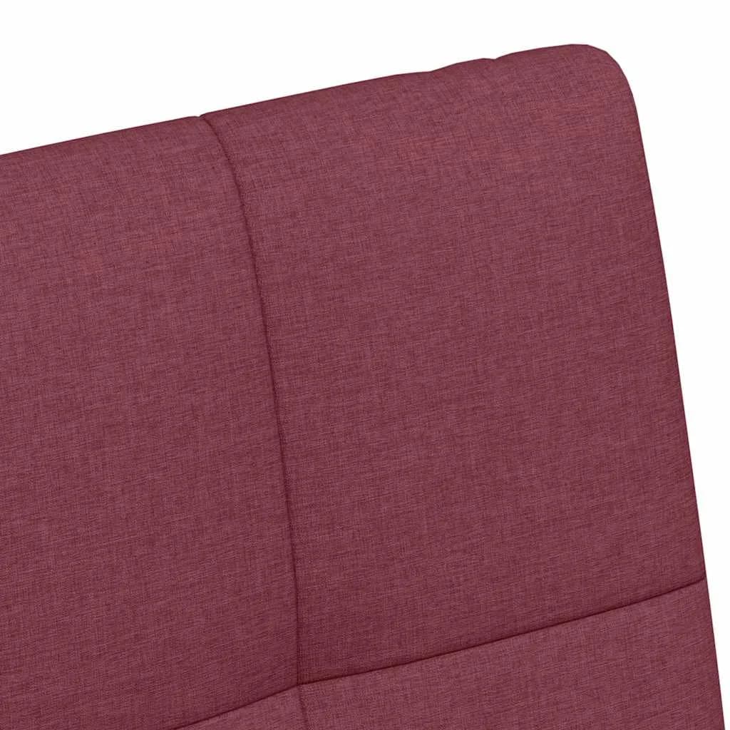 Jedilni stoli s kolesi 2 kos blago vinsko rdeča 58 x 65 x 94 cm - slika 8