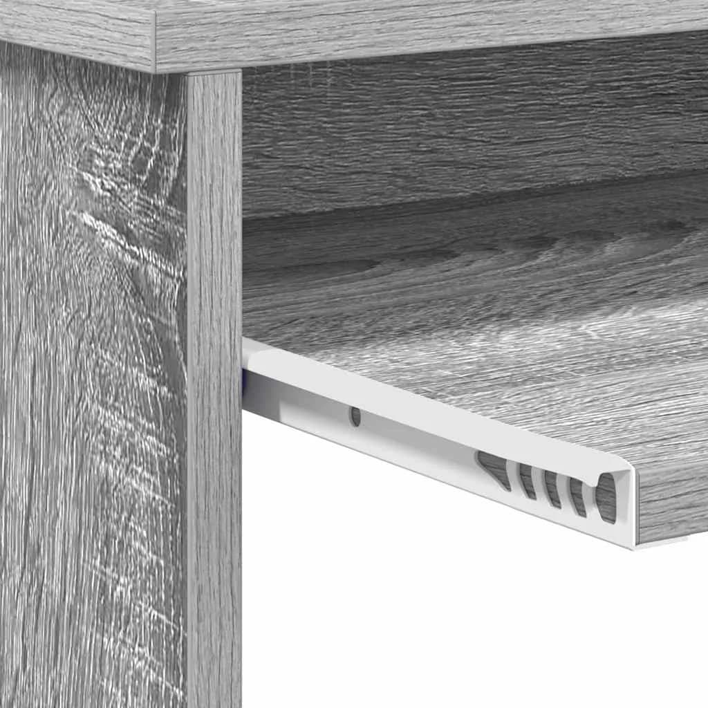 Miza Siva Sonoma Inženirski les 120,5 x 44 x 88,5 cm - slika 10