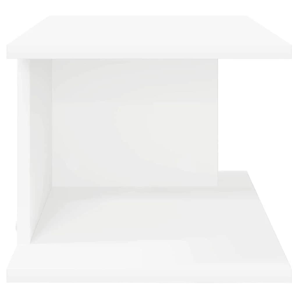 Nočna omarica Bela 40 x 30 x 25 cm Inženirski les - slika 6