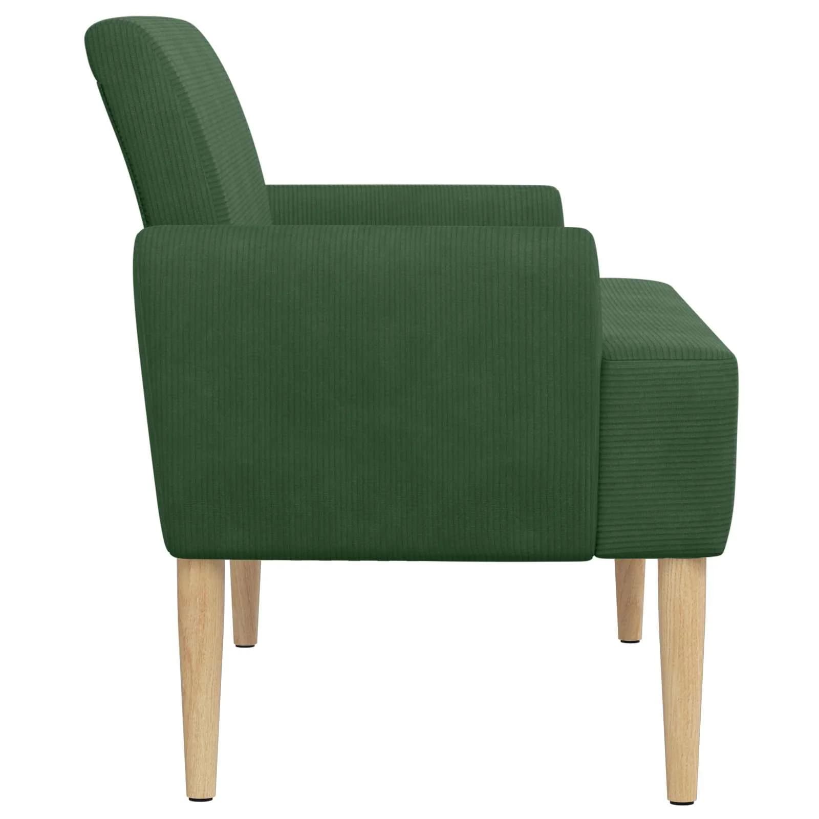 Dvojnica s gumbi Jungle Zelena 116 x 67 x 81 cm Žametna tkanina - slika 4