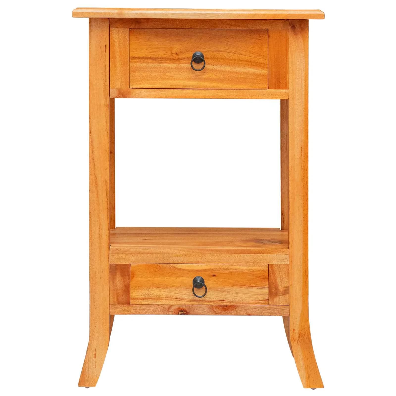 Konzolna miza s predalom Naravna 50,5 x 30 x 75,5 cm - slika 5