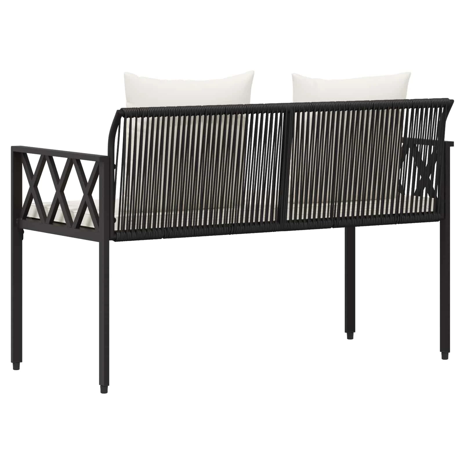 Zunanje klopi 2 -Seater 116 x 56 x 75 cm poli ratan - slika 7