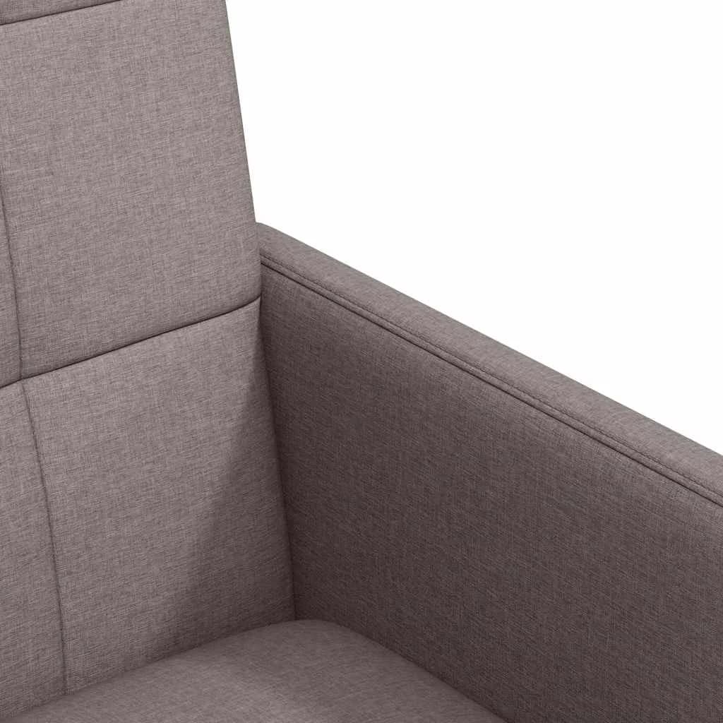 Jedilni stoli s kolesi 2 kos blago Taupe 58 x 65 x 94 cm - slika 7