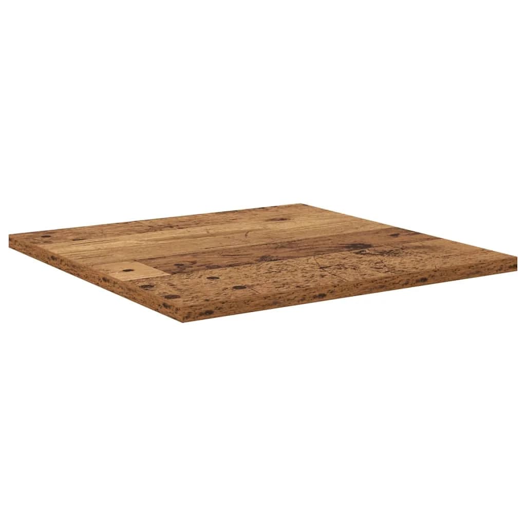 Polica za knjige 3 nivojev 4 kos 40 x 40 x 1,5 cm Rjava - slika 5