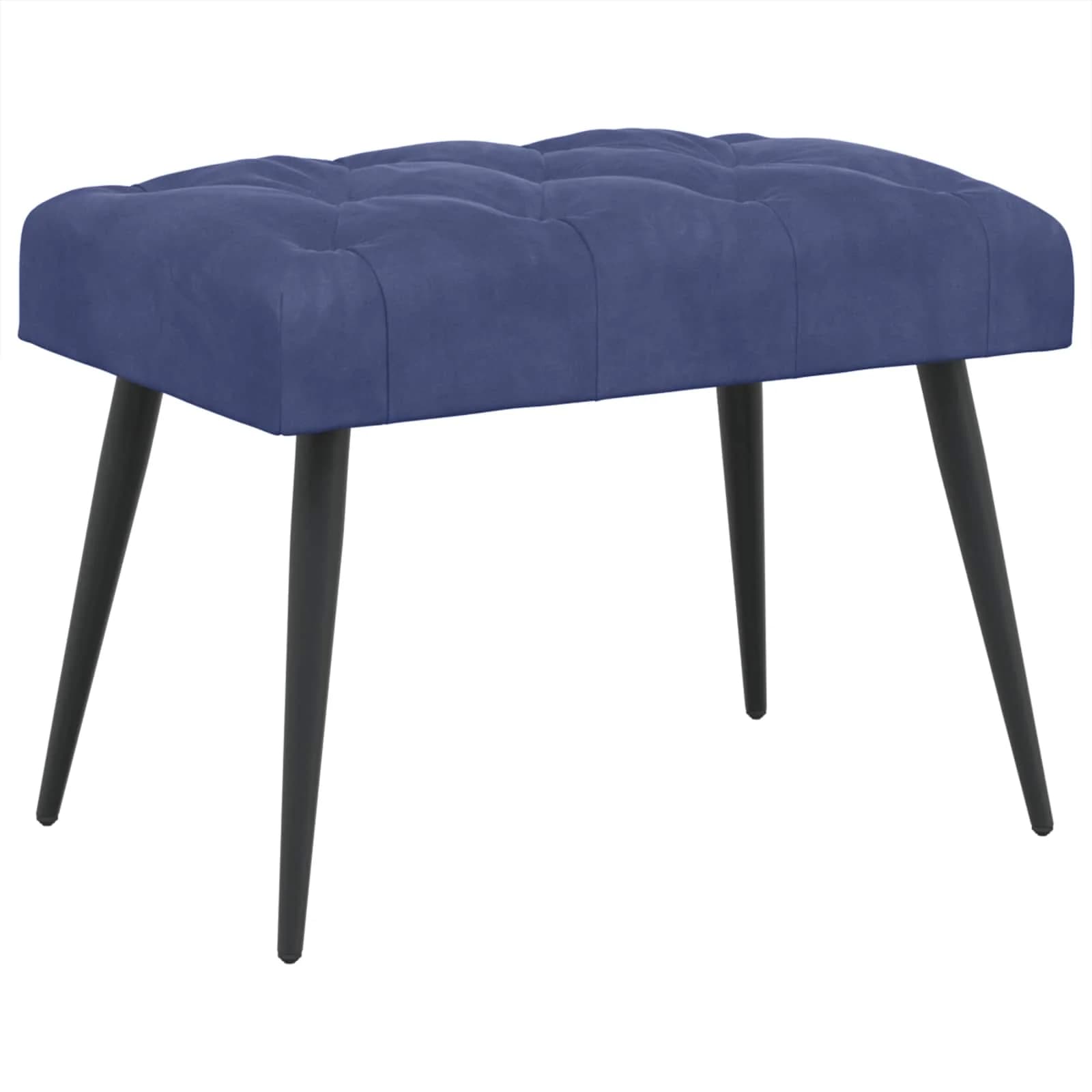Klop s gumbnim oblazinjenjem Policijska modra 60 x 40 x 45 cm - slika 2