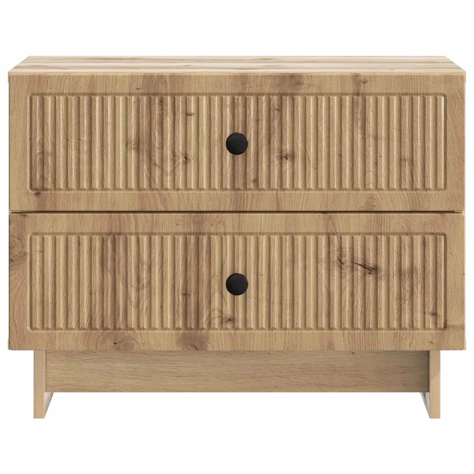 Nočna omarica Artisan hrast 62 x 34,5 x 47,5 cm Inženirski les - slika 5