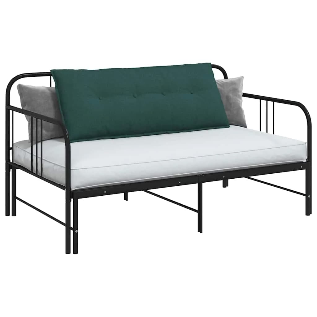 Poglavni vzglavnik Temno zelena 120 x 19 x 50 cm blago - slika 3