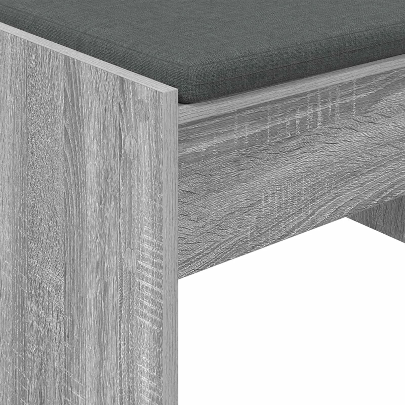 Haldna klop z blazino Siva Sonoma 83 x 38 x 40 cm - slika 8