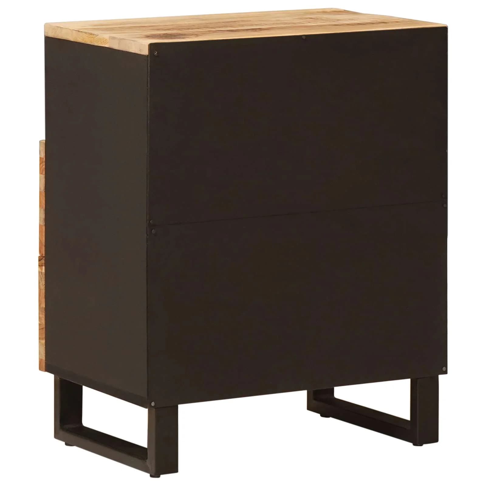 Posteljna omarica Rjava 50 x 33 x 62 cm Masiven les manga - slika 5