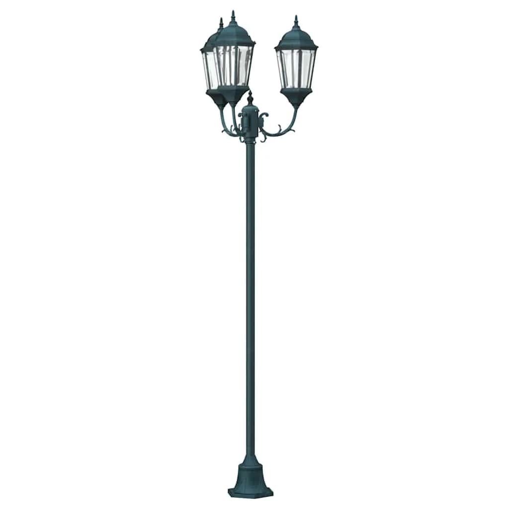 Vrtnarska svetilka Vintage brušena zelena 57 x 49 x 241 cm - slika 2
