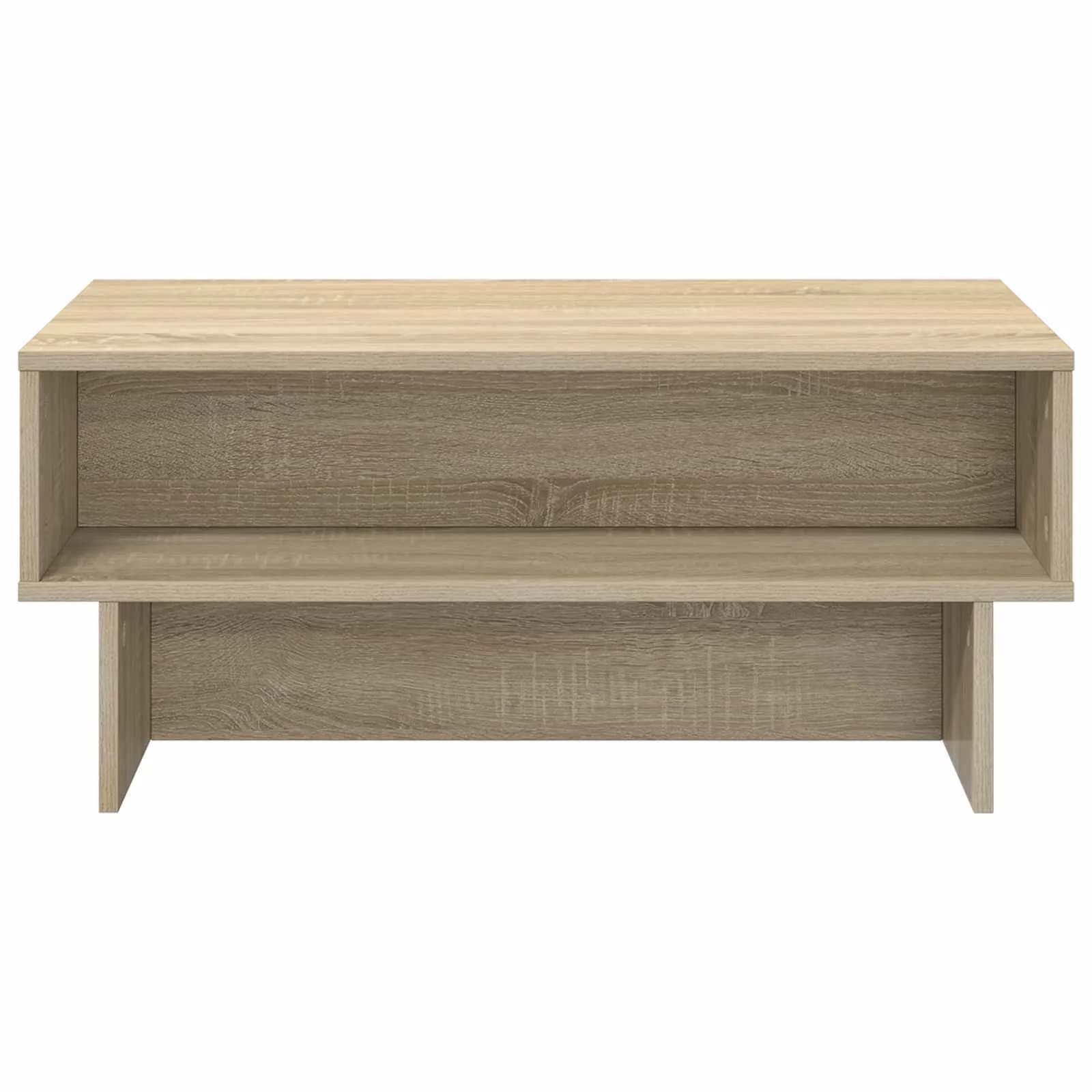 Klubska miza Sonoma hrast 80 x 46 x 35 cm Inženirski les - slika 5