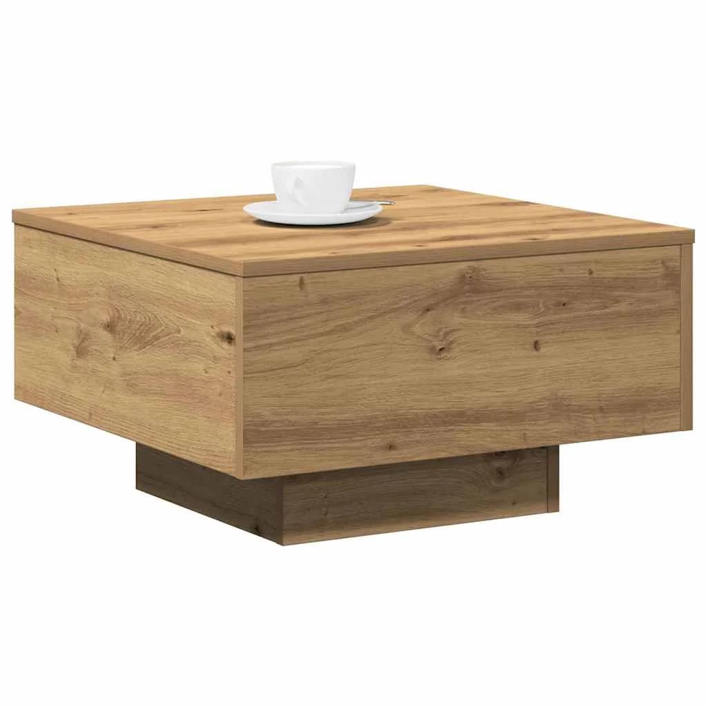 Klubska miza Umetni hrast 55 x 55 x 31 cm - slika 3