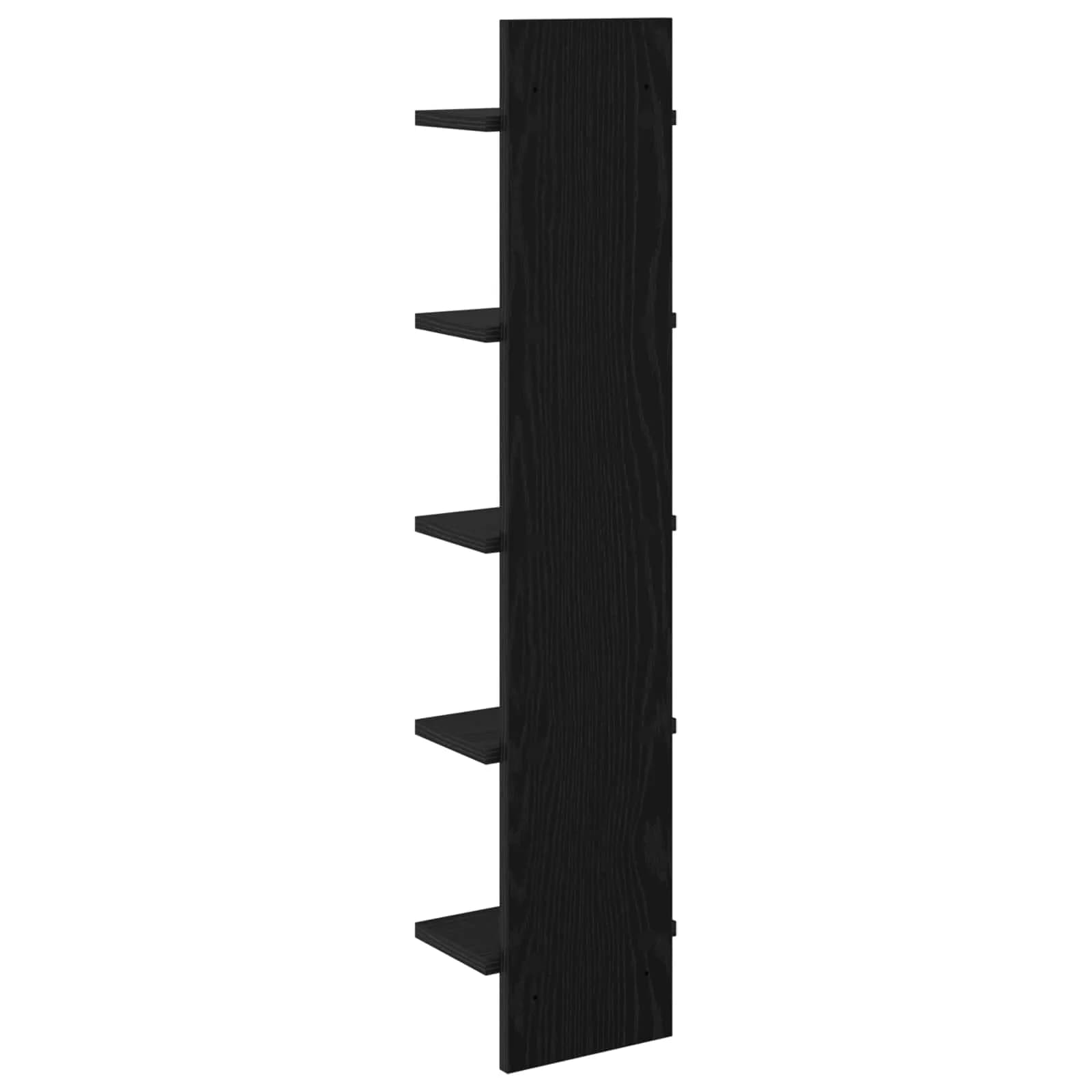 Stenska polica Črni hrast 22 x 15 x 100 cm Inženirski les - slika 6
