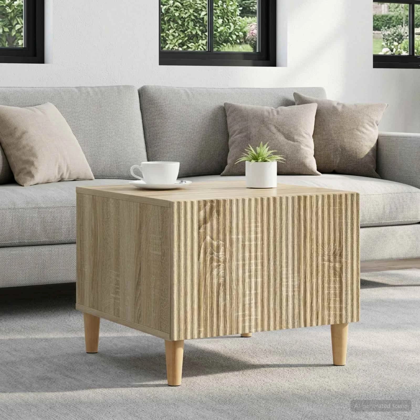 Klubska miza Sonoma hrast 49 x 50 x 40 cm Inženirski les