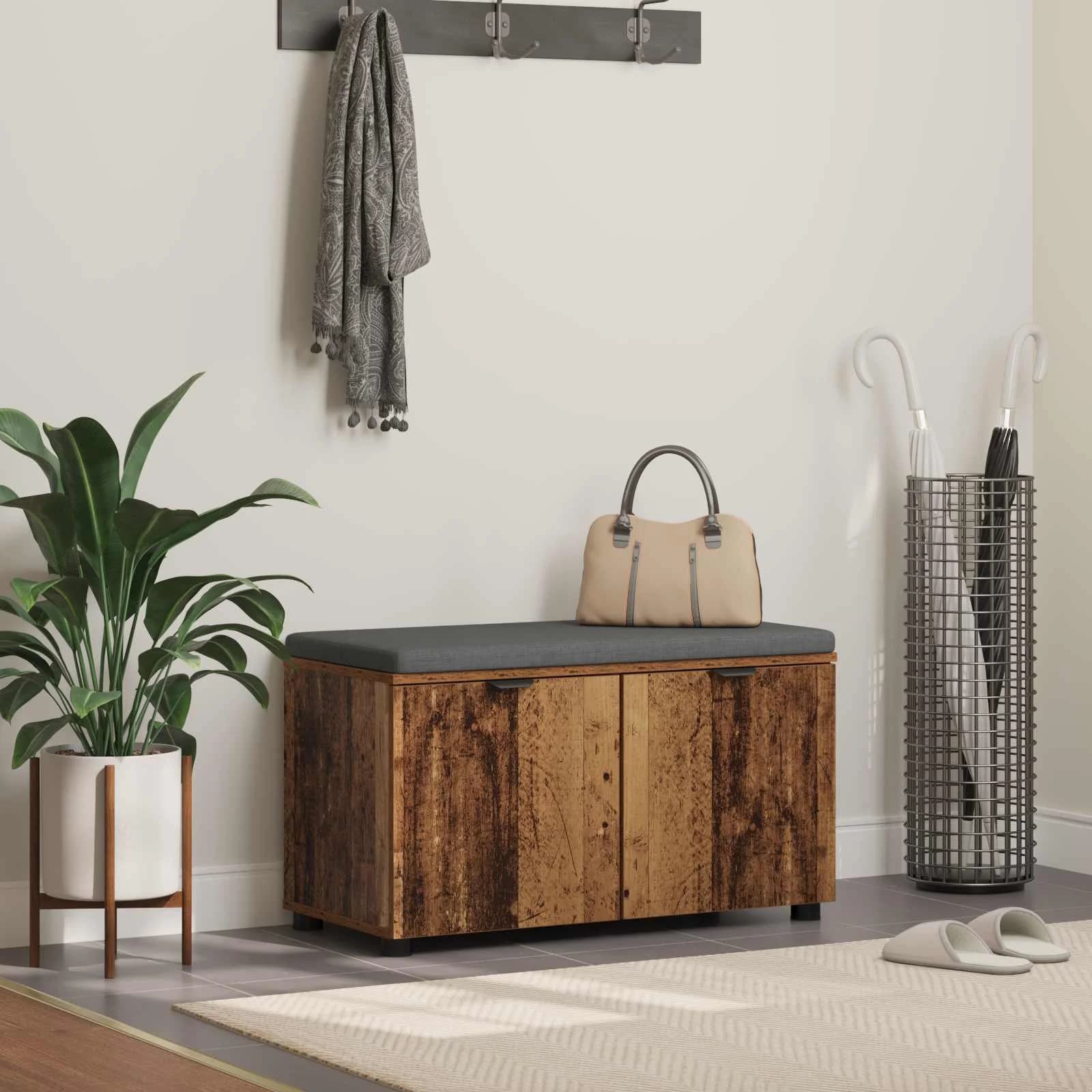 Haldna klop Star les 80 x 38 x 46 cm Oblikovan Les in Tkanina