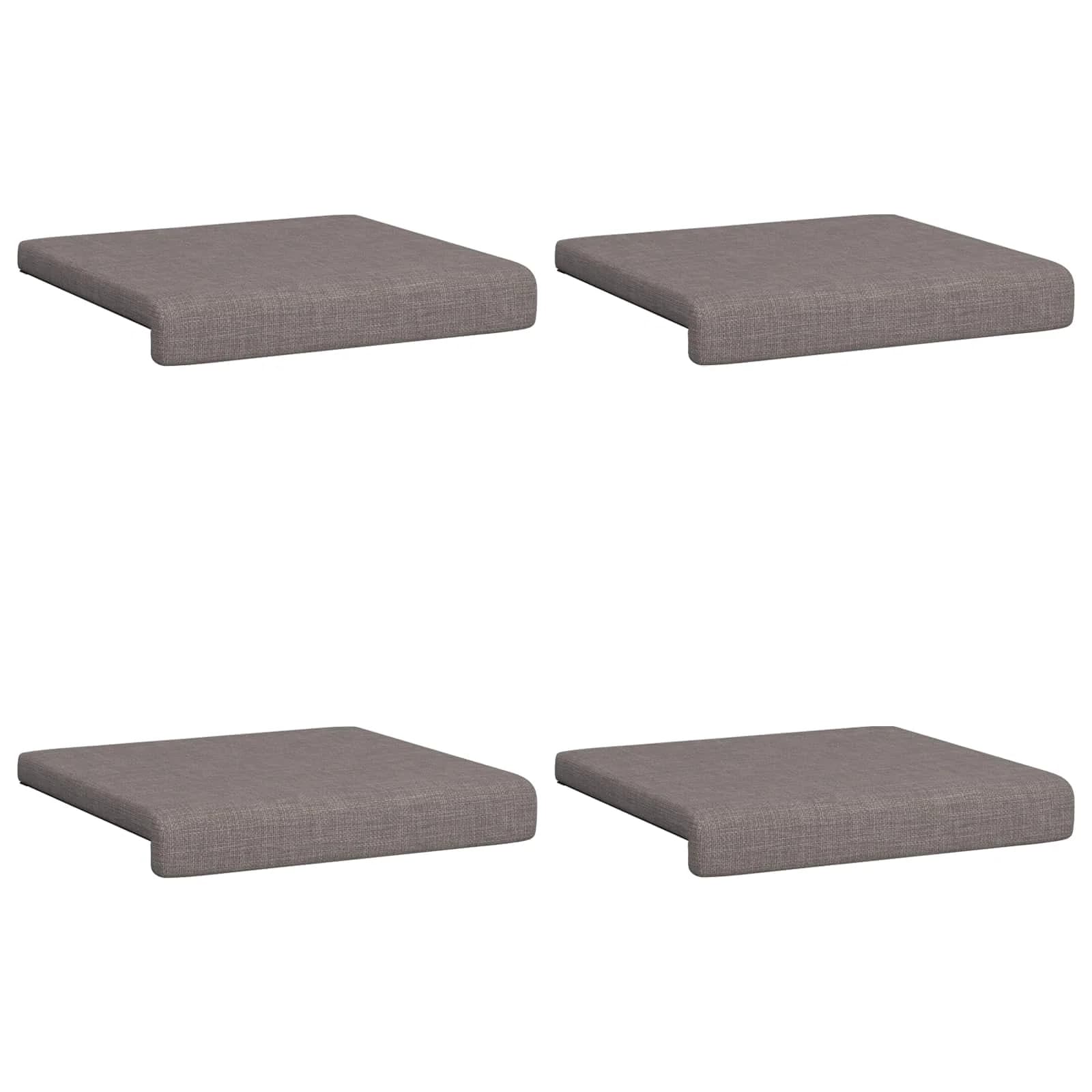 Blazina za klop 4 kos Blago Taupe Globina 35 cm - slika 6