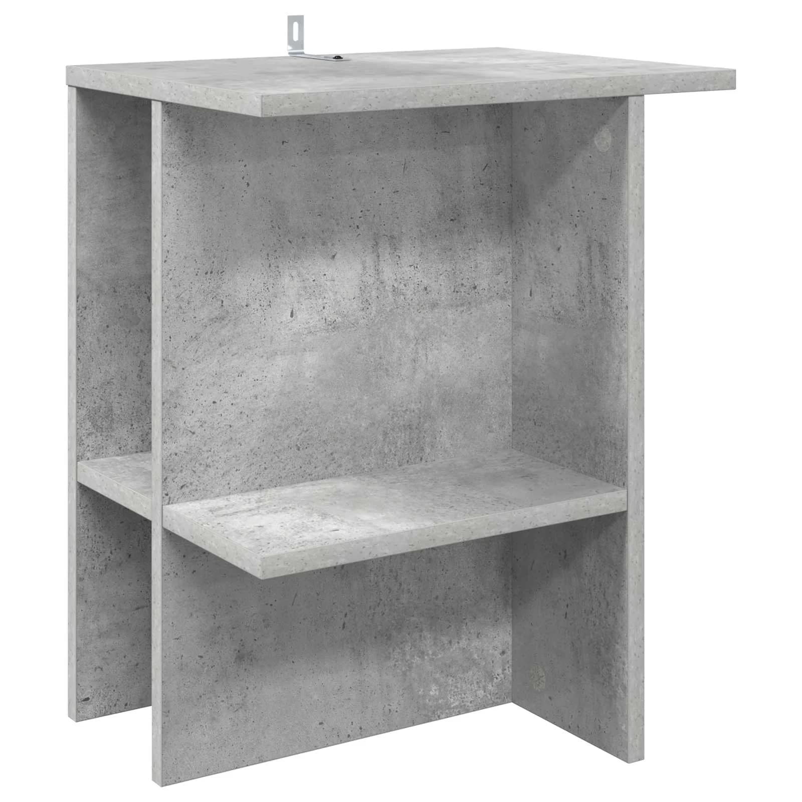 Klubska miza 2 kos Betonsko siva 40 x 30 x 49 cm Inženirski les - slika 5