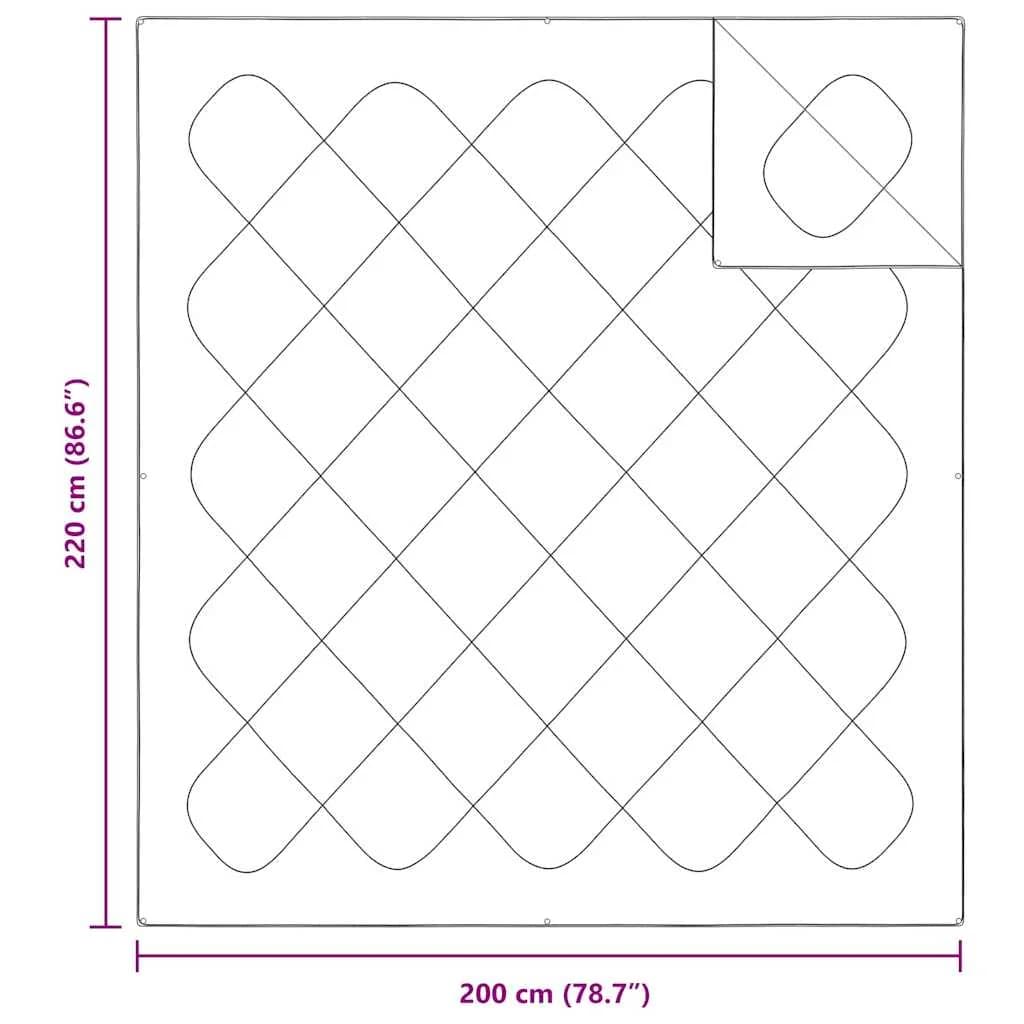 2-v-1 Dv entscheiden Bela 220 x 200 x 10 cm Poliester - slika 10