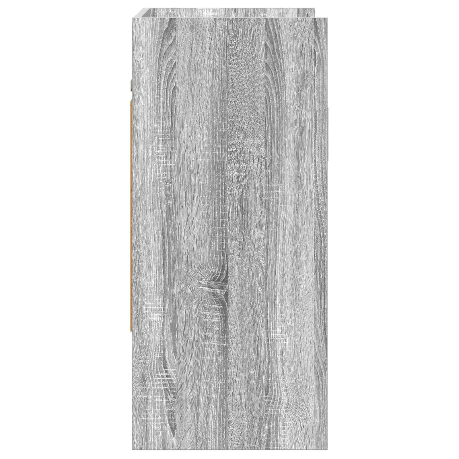 Stenska polica Montaža za steno Siva Sonoma 80 x 36 x 80 cm - slika 6