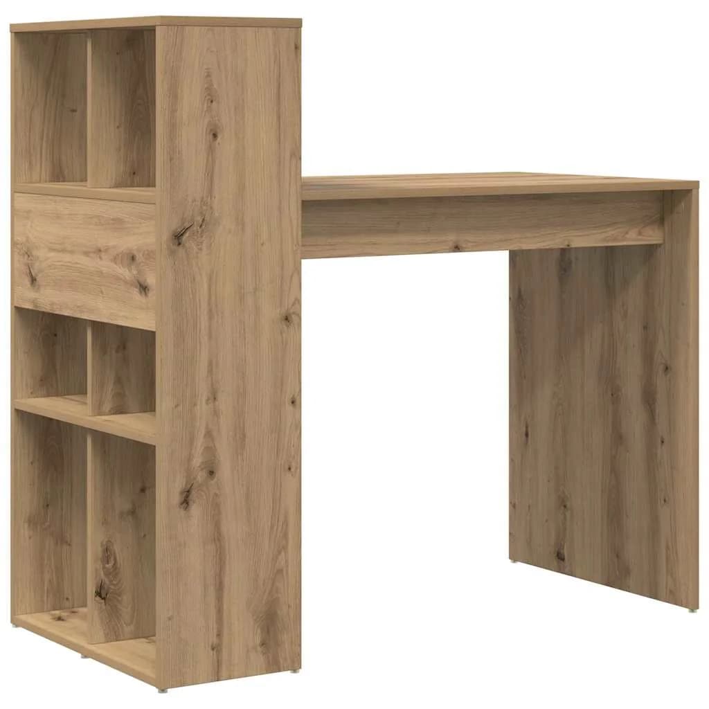 Miza Umetni hrast Inženirski les 108 x 55 x 103.5 cm - slika 7